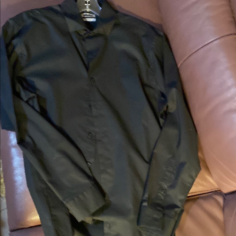 Unlisted Black Slim Fit Shirt